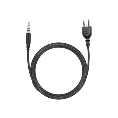 [SL1WNOPTT-3.5] 1-Wire SnapLock Earpiece Base with Braided Fiber Cloth  NO PTT