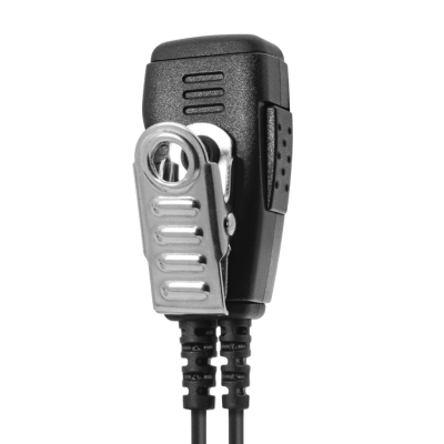 1-Wire Acoustic Tube Earpiece with 2 Lines Out Bottom of PTT-Mic