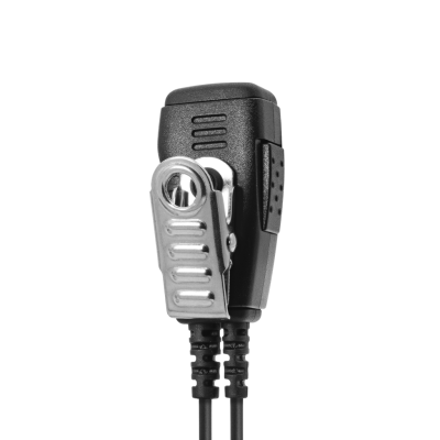 1-Wire SnapLock Earpiece Base with 2 Lines Out Bottom of PTT-Mic