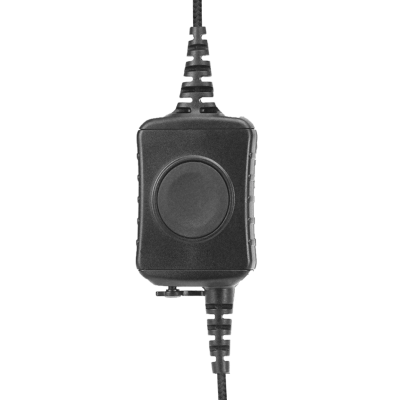 1-Wire SnapLock Earpiece Base with Braided Fiber Cloth  Large PTT (2)