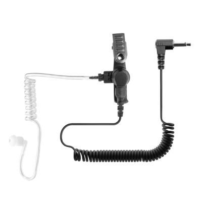 [ATROC10-3.5] Receive Only Acoustic Tube Earpiece - 3.5mm (4 Inch Length) (1)